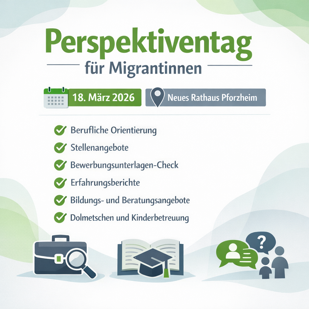 Perspektiventag für Migrantinnen am 18. März 2026 in Pforzheim